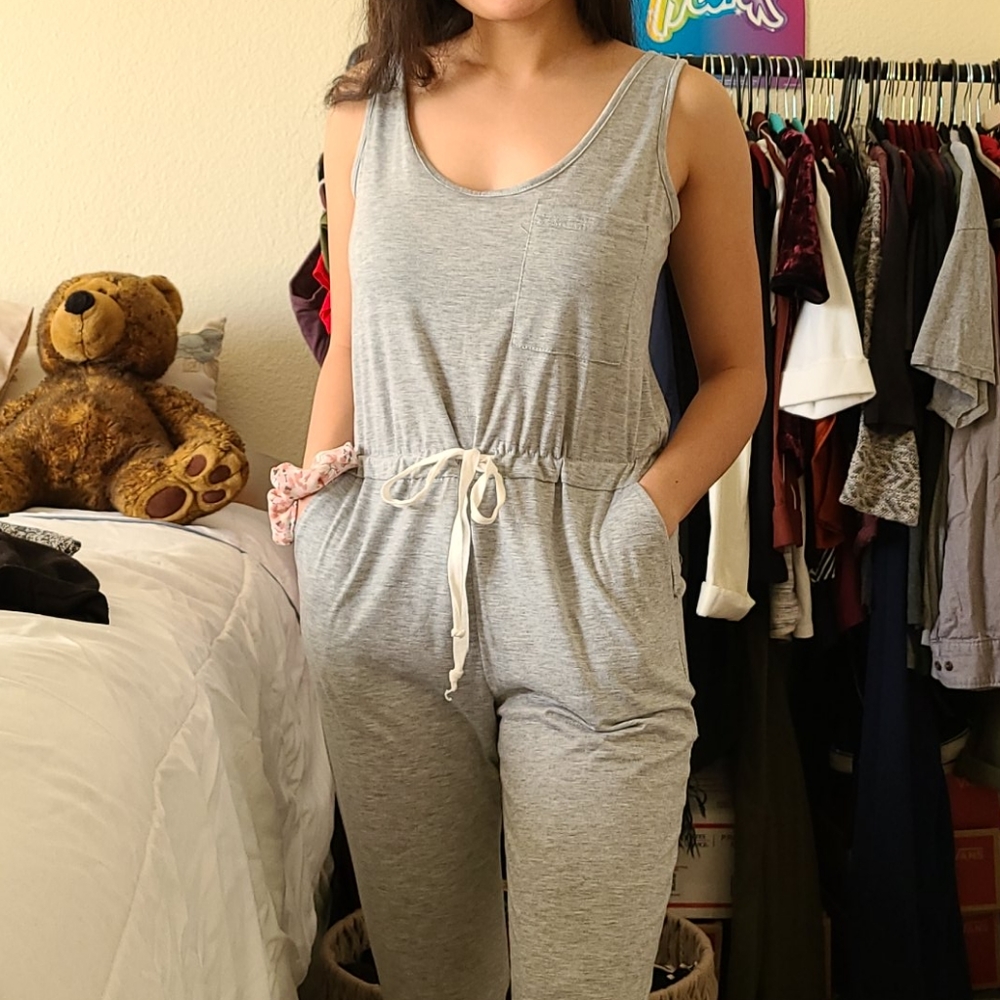 Grey Lounge Jumper with Pockets